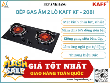 Bếp gas âm 2 lò KAFF KF - 208I - Thương hiệu Đức